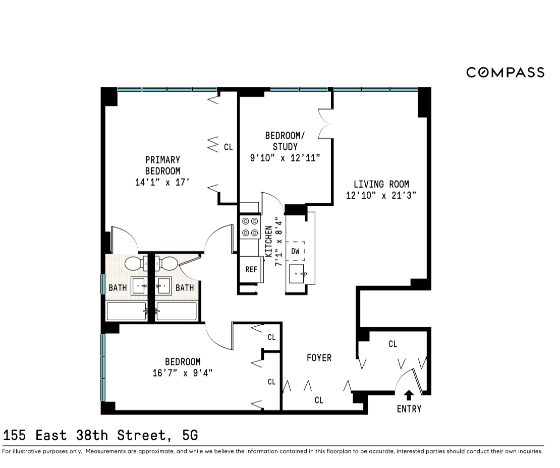 155 East 38th Street, Unit 5G Manhattan, NY 10016 - Photo 7 of 7 a picture of a bench in front of a wall