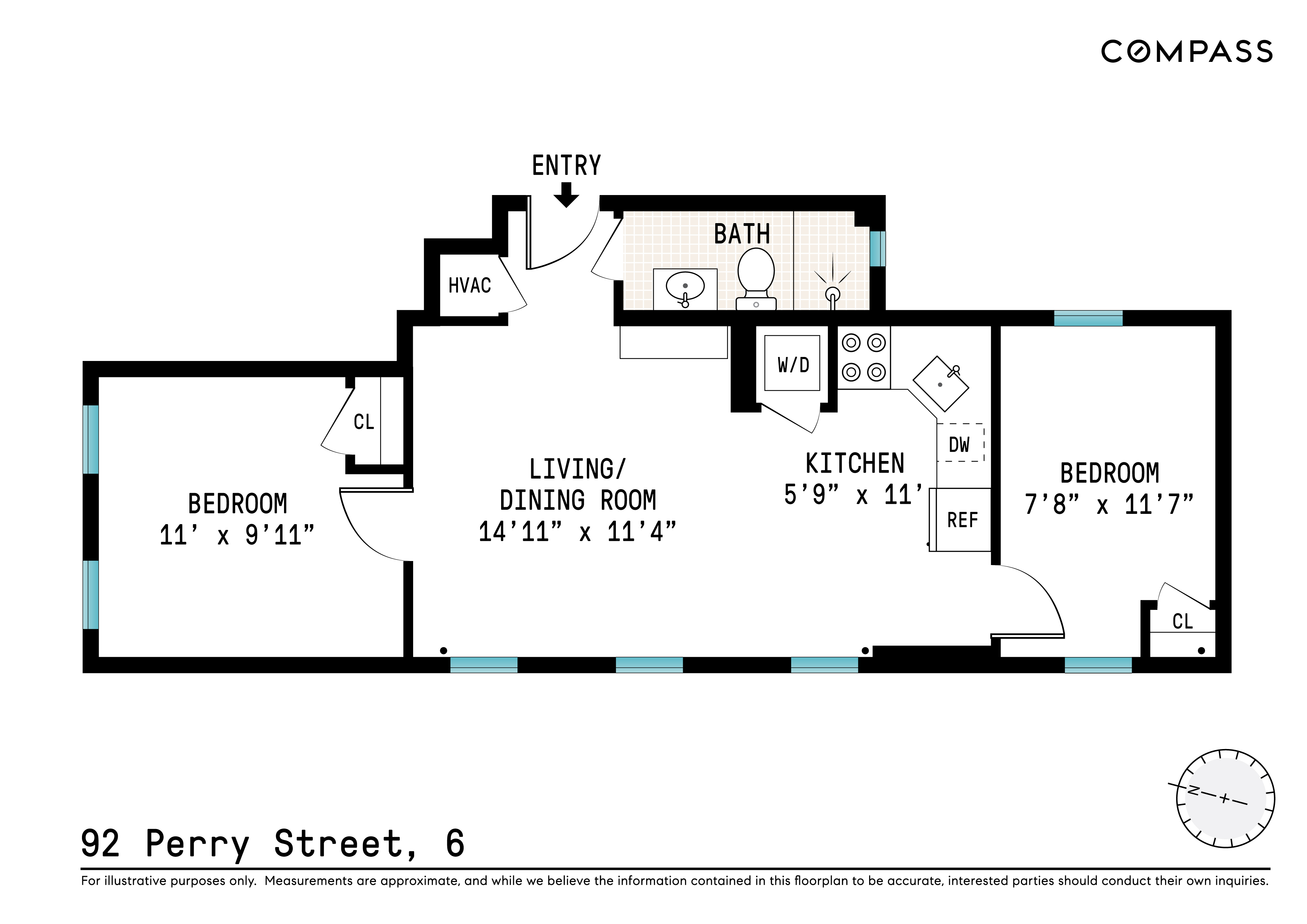 92 Perry Street, Unit 6 Manhattan, NY 10014 - Photo 10 of 10 a picture of a book and a bed