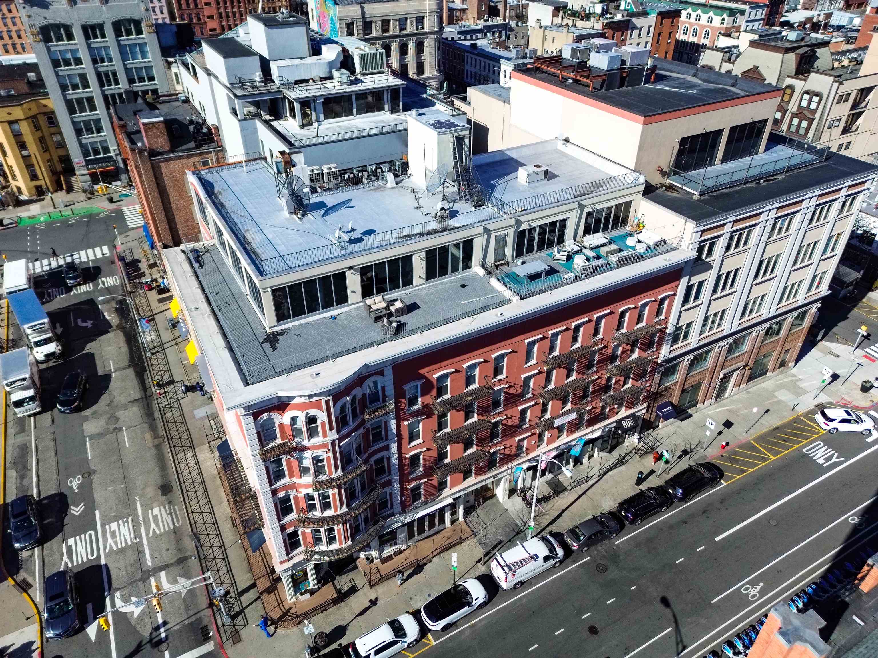 80 River Street, Unit PHNORTH Hoboken, NJ 07030 - Photo 20 of 24 an aerial view of a building