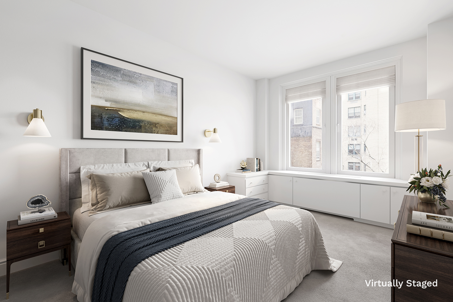 130 East 75th Street, Unit 4D Manhattan, NY 10021 - Photo 9 of 19 a bedroom with a bed and a window