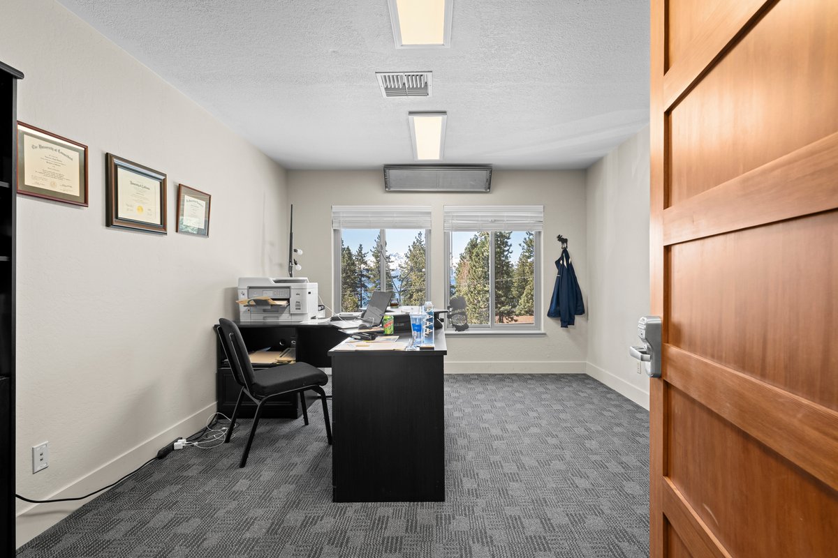 625 Highway 50 Zephyr Cove, NV 89448 - Photo 21 of 38 a view of a dining room with furniture window and outside view