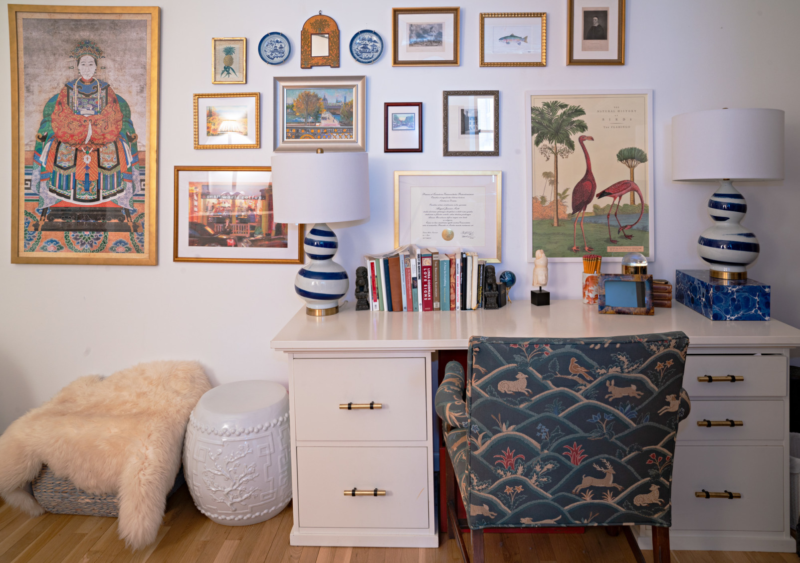 107 West 26th Street, Unit 4 Manhattan, NY 10001 - Photo 10 of 14 a living room with furniture and wall paintings