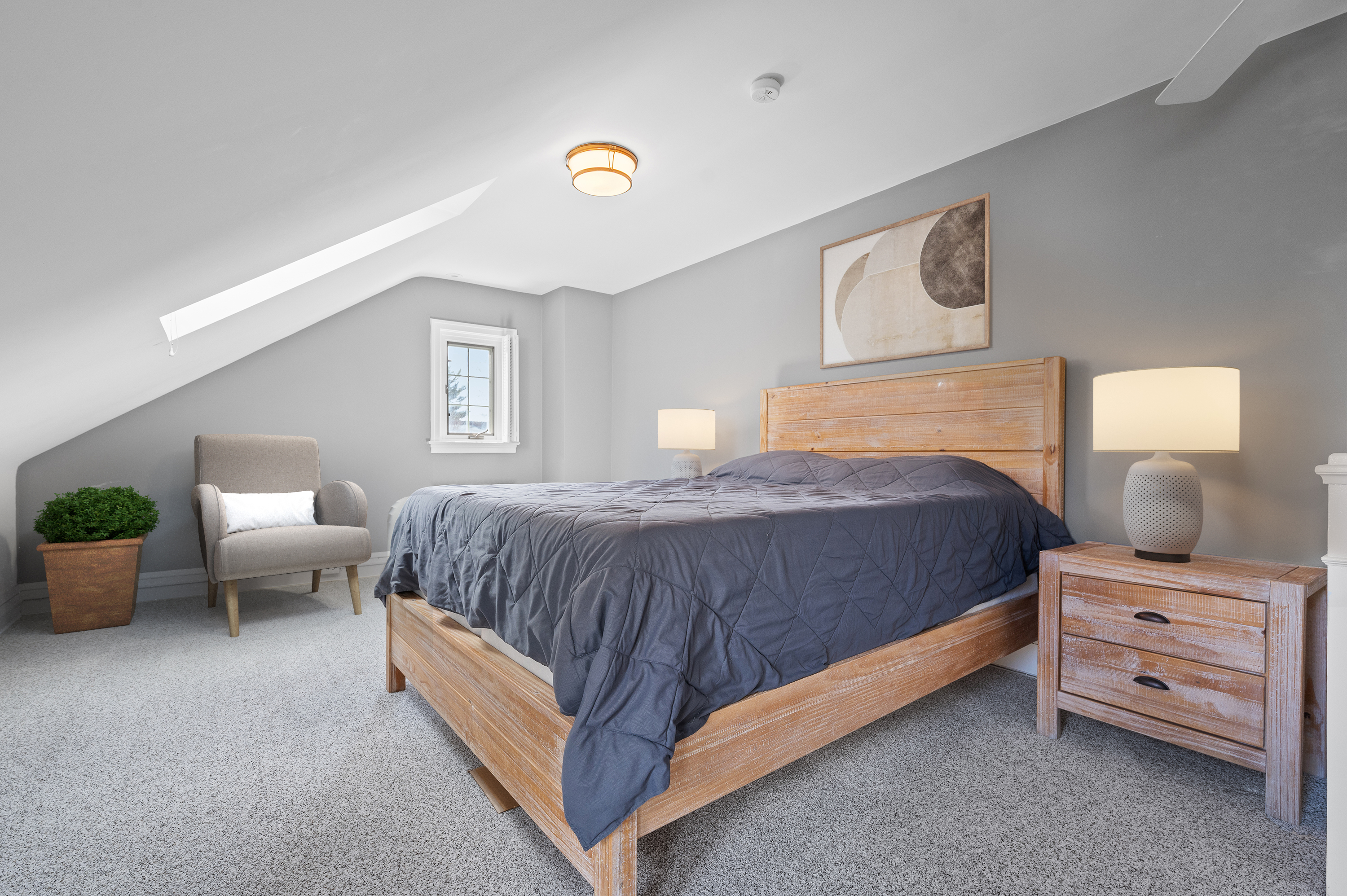 201 West Avenue Wayne, PA 19087 - Photo 11 of 26 a bedroom with a bed and a couch