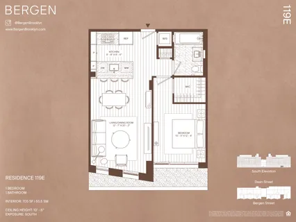 $1,125,000 | 323 Bergen Street, Unit 119E | Boerum Hill