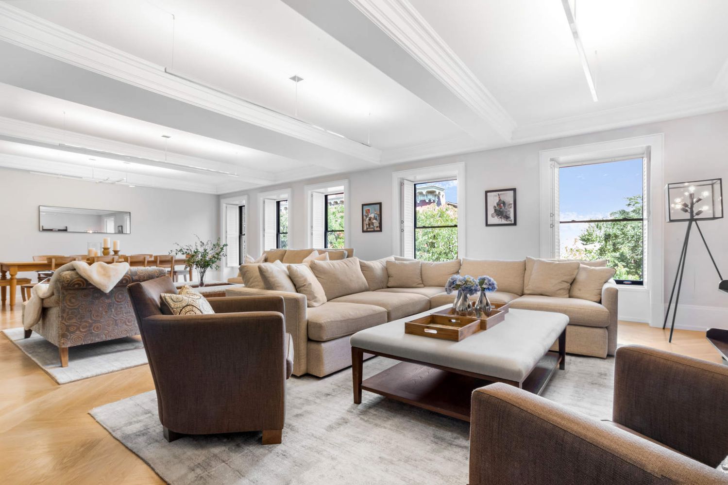 182 West 82nd Street, Unit 4E Manhattan, NY 10024 - Photo 2 of 25 a living room with furniture and a large window