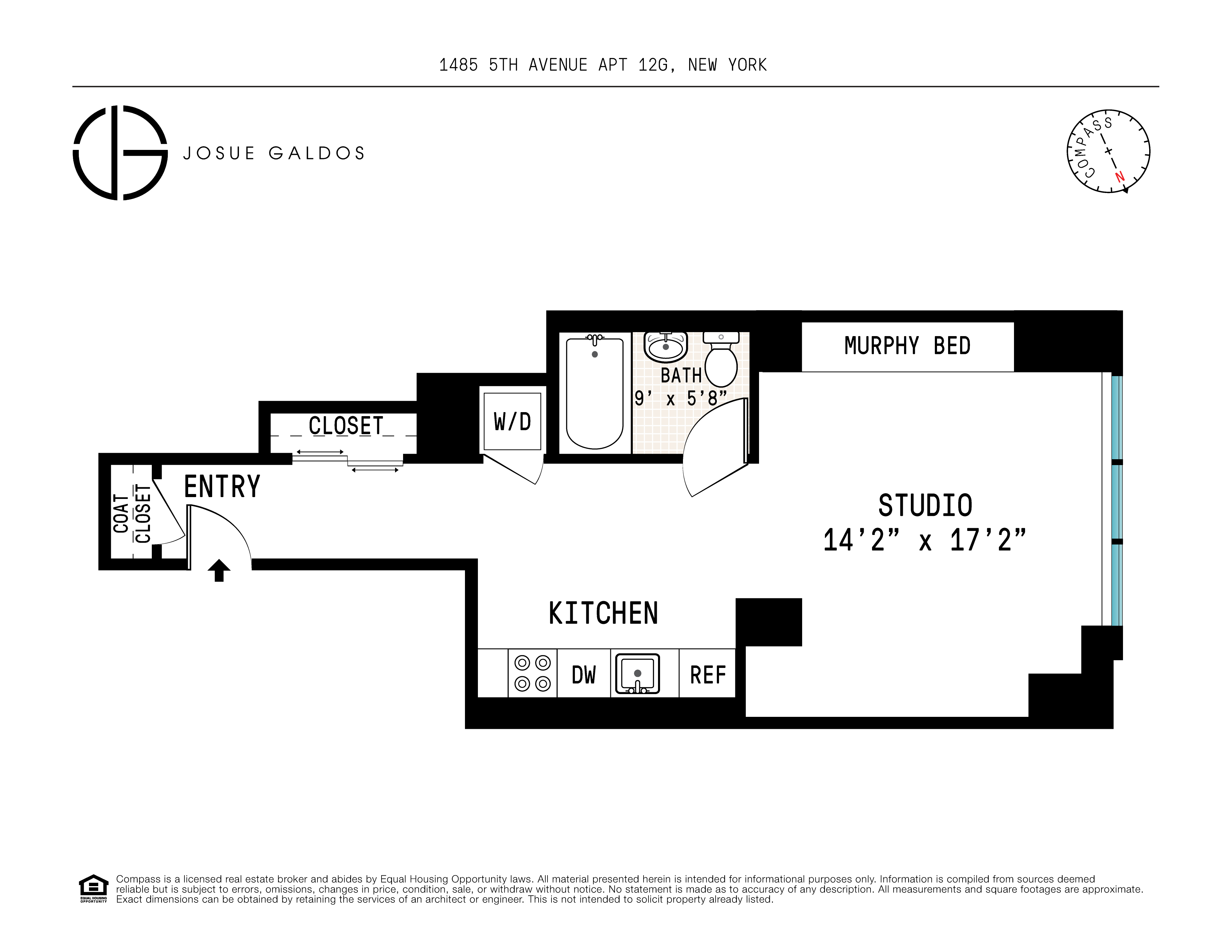 1485 5th Avenue, Unit 12G Manhattan, NY 10035 - Photo 14 of 14 a picture of a black and white photo