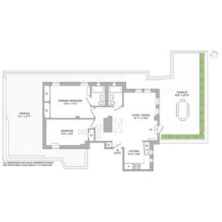 $8,995 | 55 West 95th Street, Unit PHE | Upper West Side