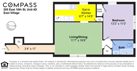 $675,000 | 205 East 10th Street, Unit 4D | East Village