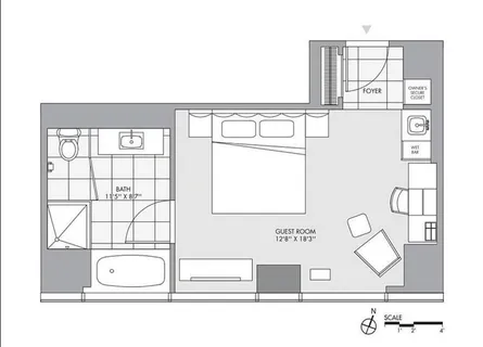 $650,000 | 246 Spring Street, Unit 1104 | Hudson Square