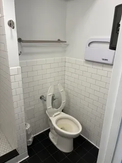 a close up of a shower