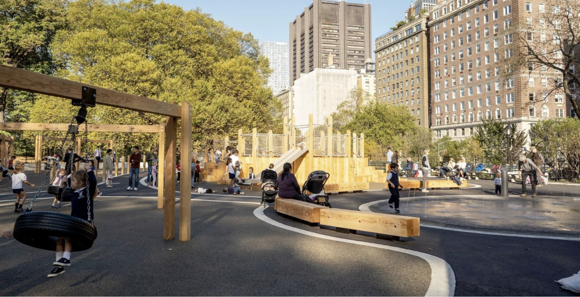 49 East 96th Street, Unit 4D Manhattan, NY 10128 - Photo 16 of 18 a view of a city with tall buildings