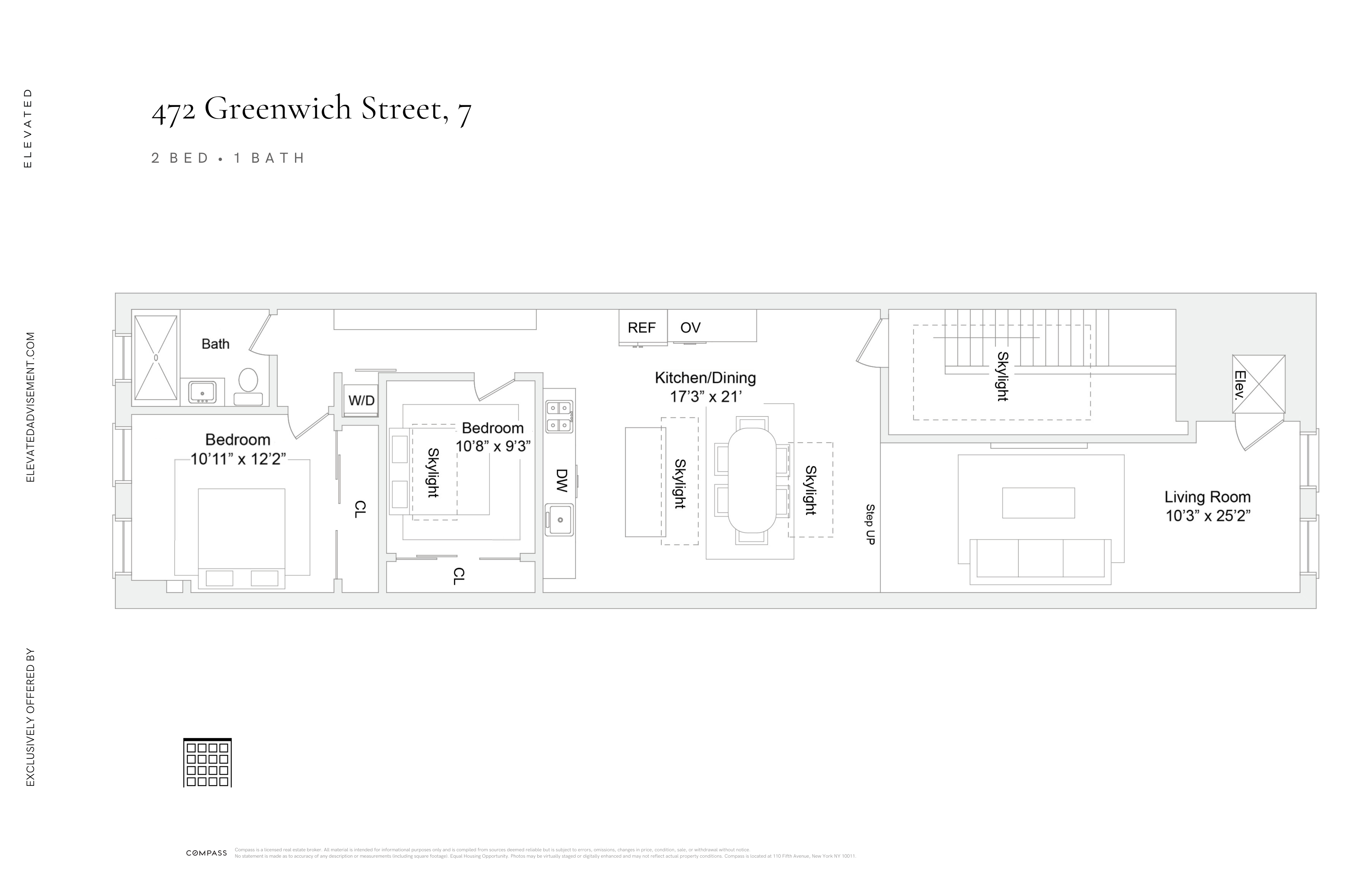 472 Greenwich Street, Unit PH Manhattan, NY 10013 - Photo 13 of 13 a picture of a bench in a white cabinet