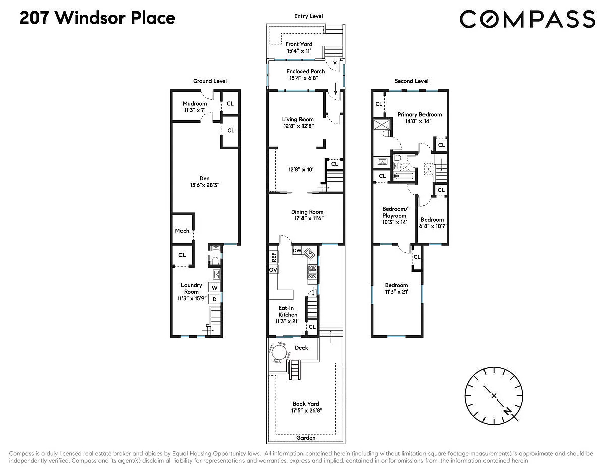 207 Windsor Place Brooklyn, NY 11215 - Photo 20 of 20 a picture of a floor plan