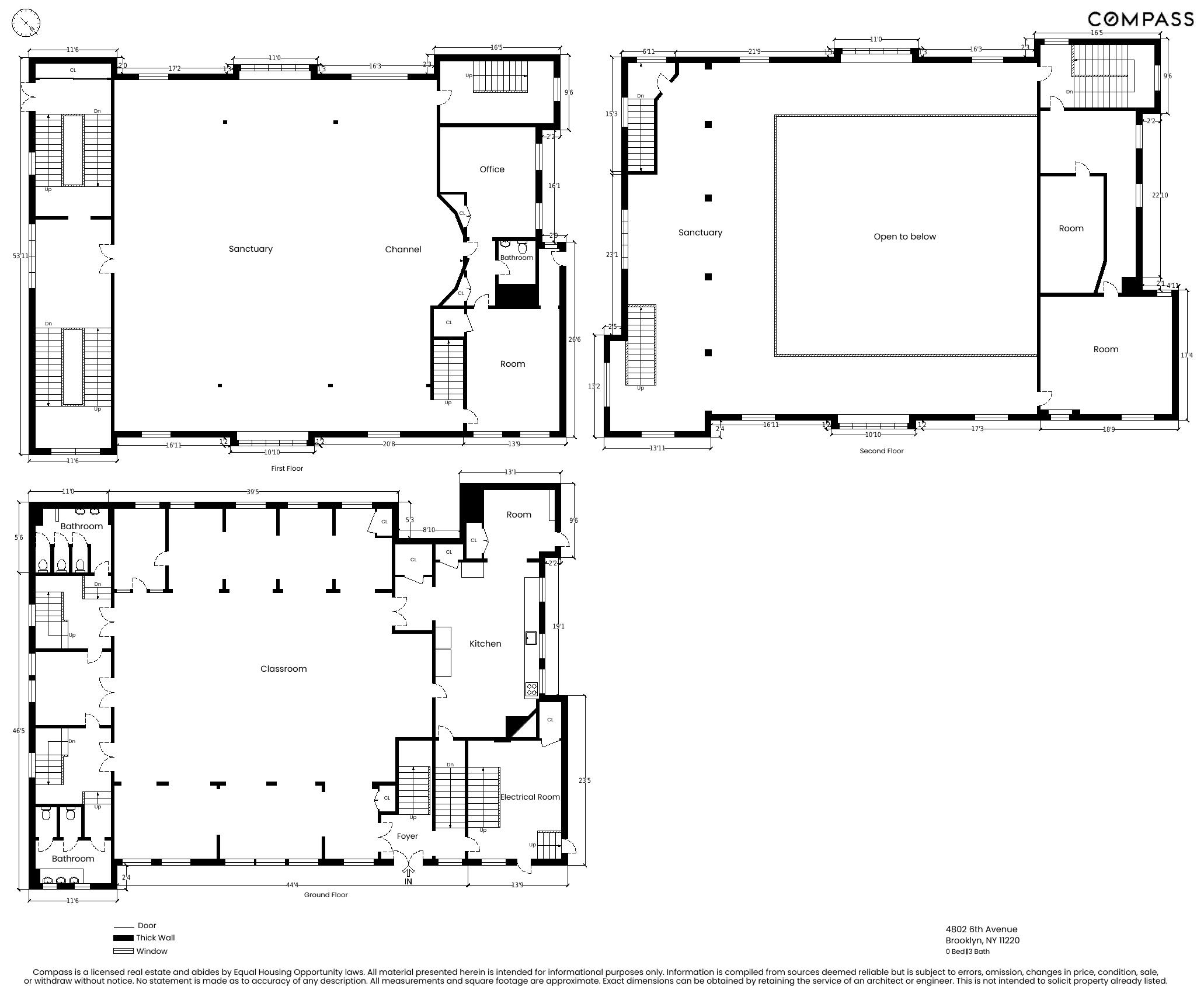 4802 6th Avenue Brooklyn, NY 11220 - Photo 20 of 21 a black and white photo of a room