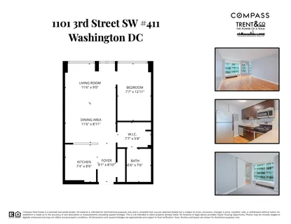 $275,000 | 1101 3rd Street Southwest, Unit 411, Washington, DC 20024