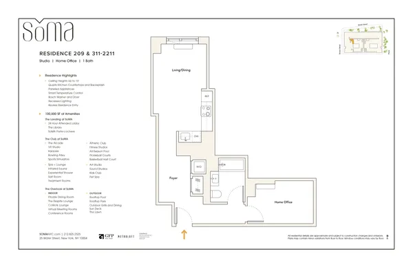 $5,095 | 25 Water Street, Unit 2111 | Financial District