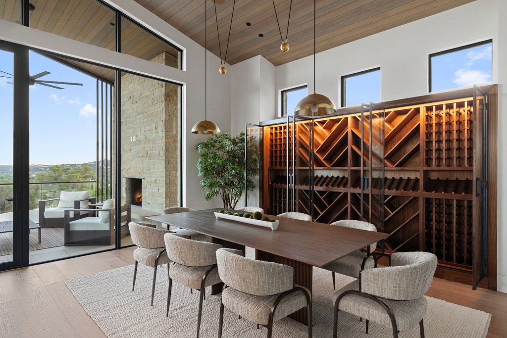 Mt Bonnell Road Austin, TX 78731 - Photo 19 of 51 a view of a patio with table and chairs and potted plants