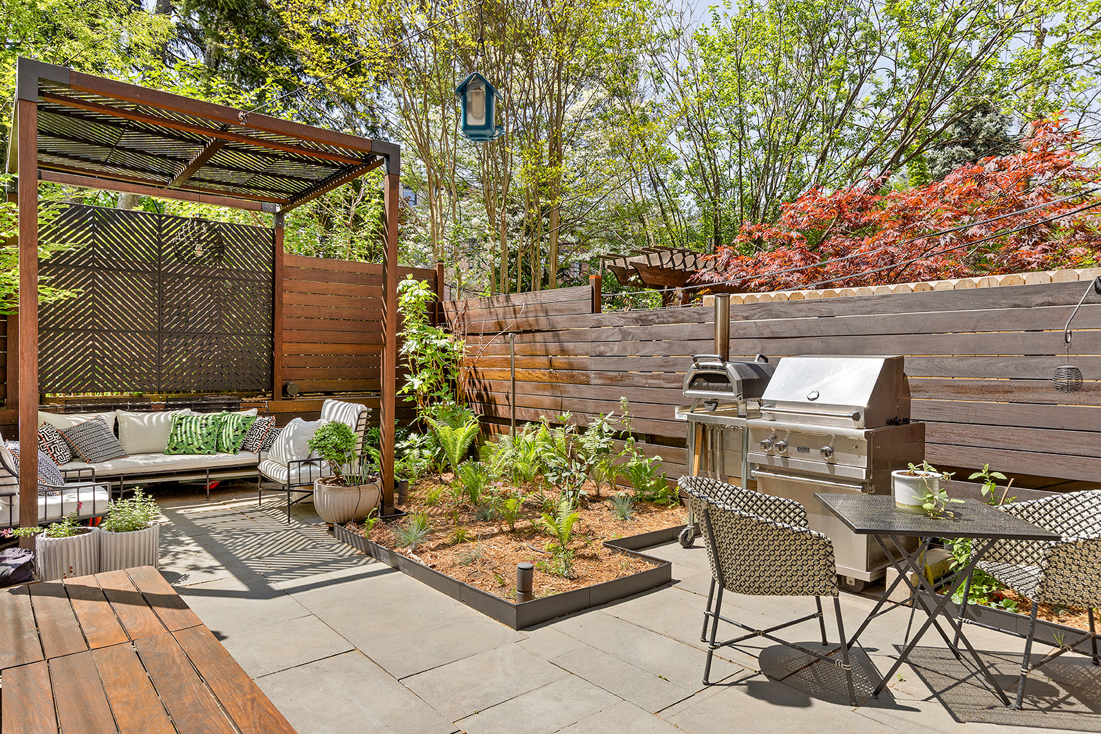 192 Saint Marks Avenue Brooklyn, NY 11238 - Photo 5 of 24 a view of a backyard with sitting area