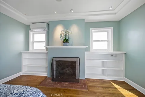 a spacious bathroom with a double vanity sink mirror and a