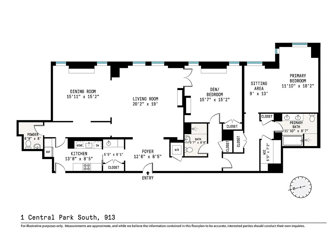 1 Central Park South 915913 Central Park South New York NY 10019
