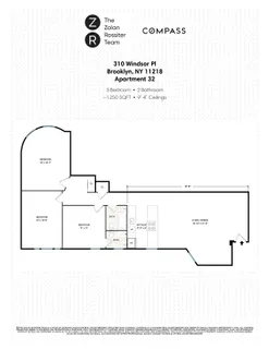 $1,290,000 | 310 Windsor Place, Unit 32 | Windsor Terrace