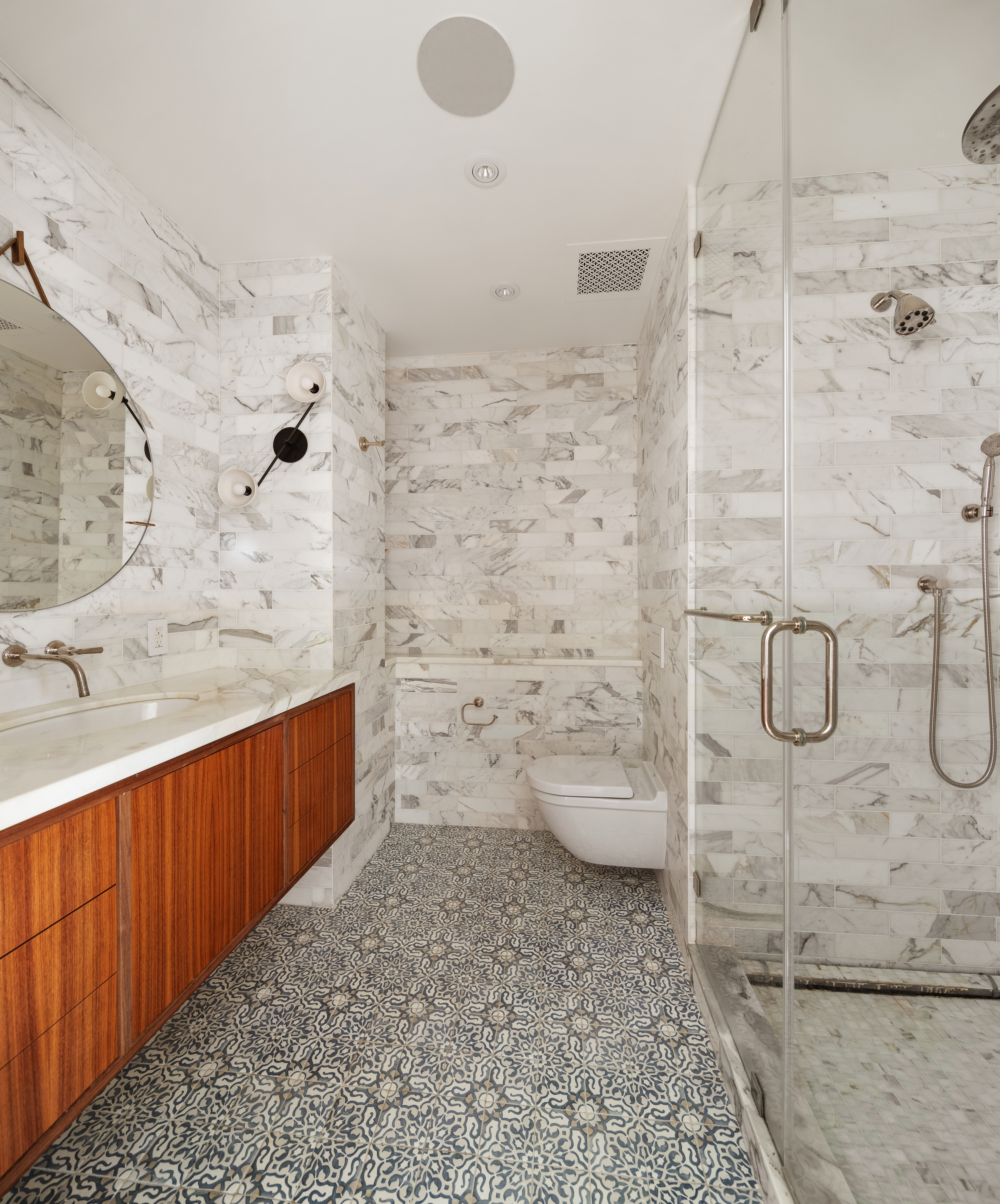309 West 86th Street, Unit PH Manhattan, NY 10024 - Photo 9 of 16 a bathroom with a shower