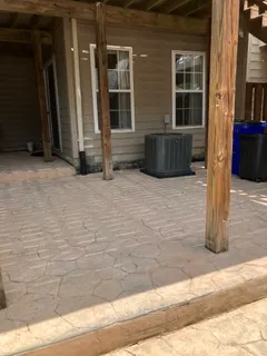 a view of a house with a outdoor space