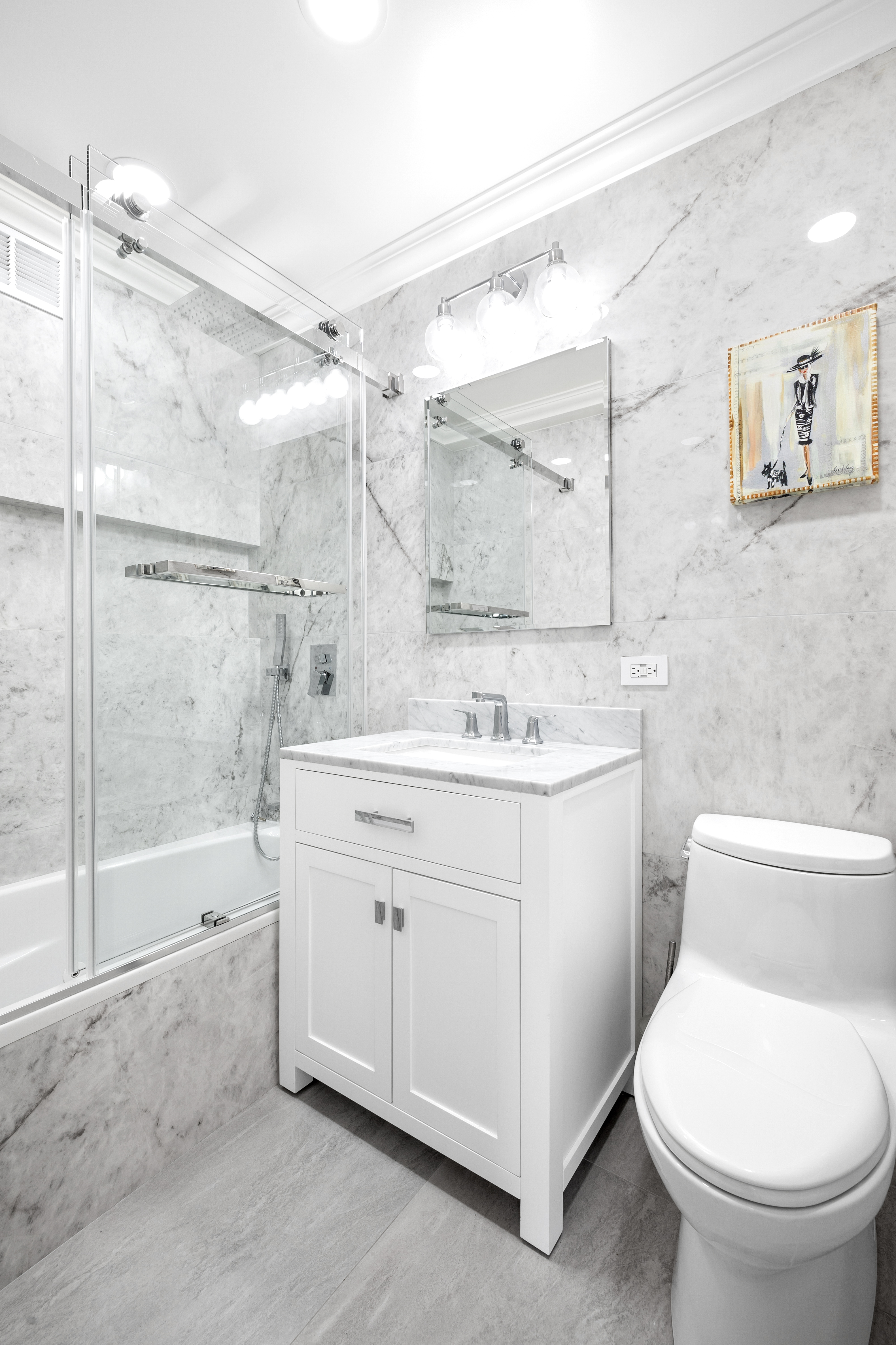 3755 Henry Hudson Parkway West, Unit PHA Bronx, NY 10463 - Photo 10 of 14 a bathroom with a sink toilet and shower