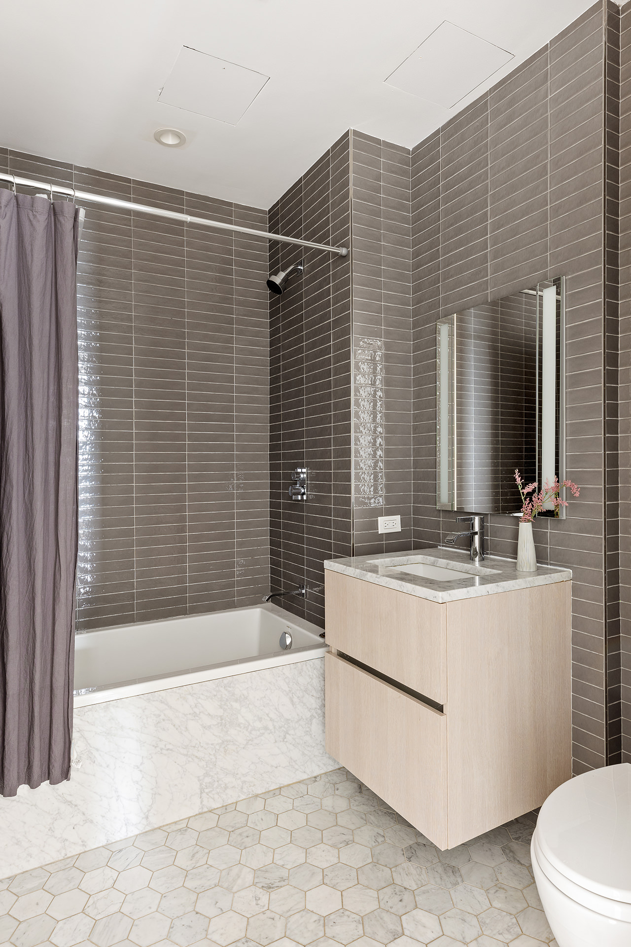 856 Washington Avenue, Unit 6A Brooklyn, NY 11238 - Photo 9 of 15 a bathroom with a sink and mirror