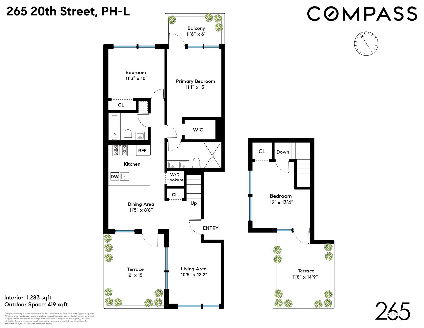 265 20th Street, Unit PHW Brooklyn, NY 11215 - Photo 4 of 4 unknown