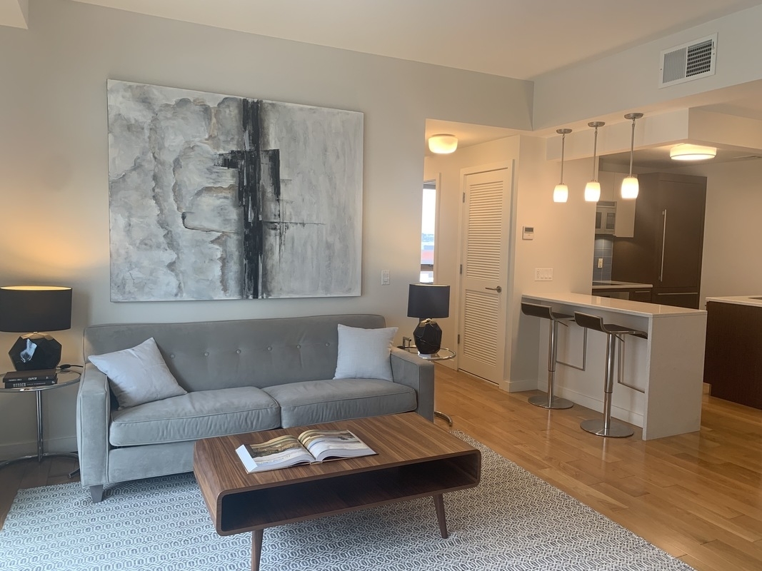 548 4th Avenue, Unit 4B Brooklyn, NY 11215 - Photo 3 of 22 a living room with furniture and a wooden floor