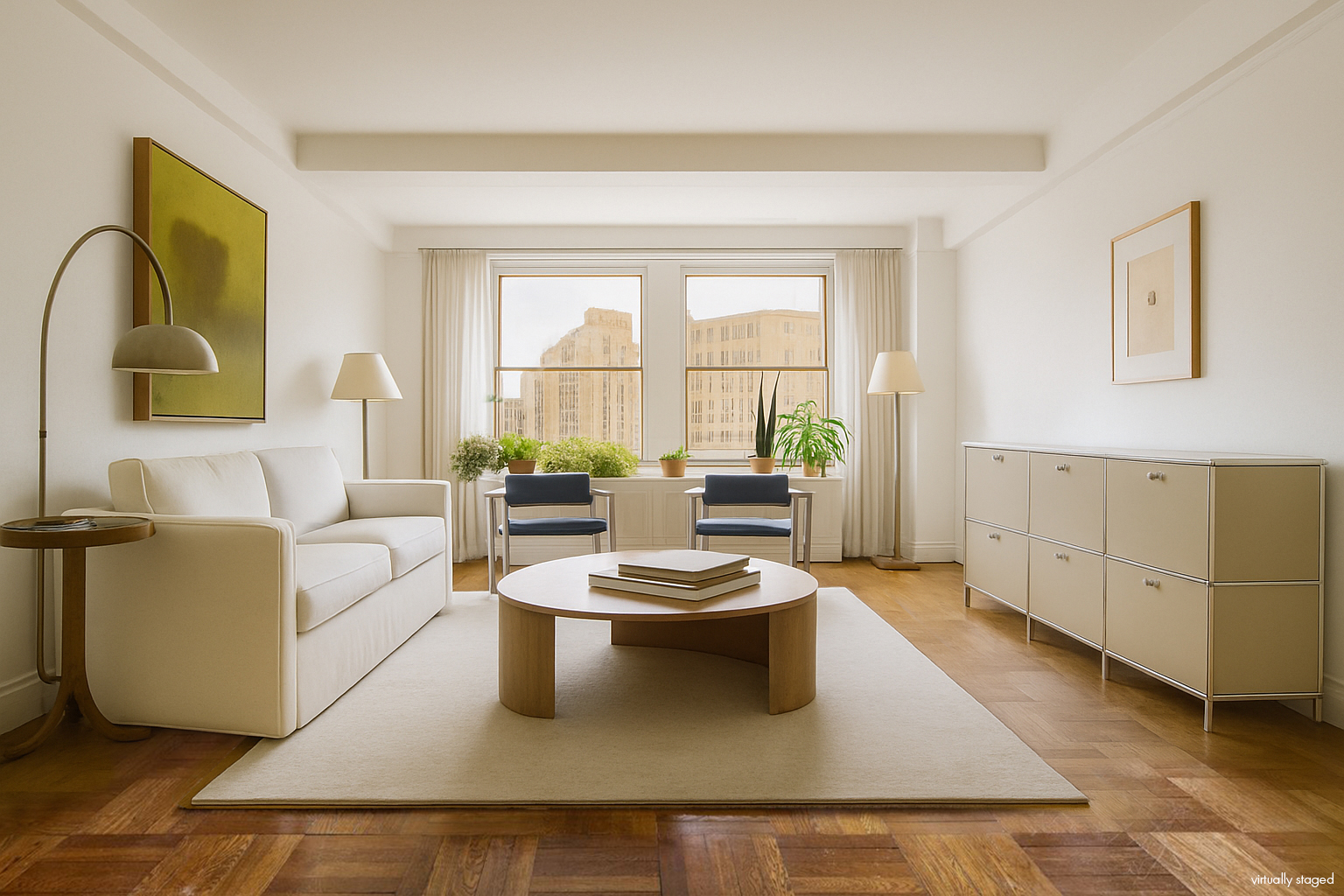 330 West 72nd Street, Unit 7A Manhattan, NY 10023 - Photo 1 of 10 a living room with furniture and a window