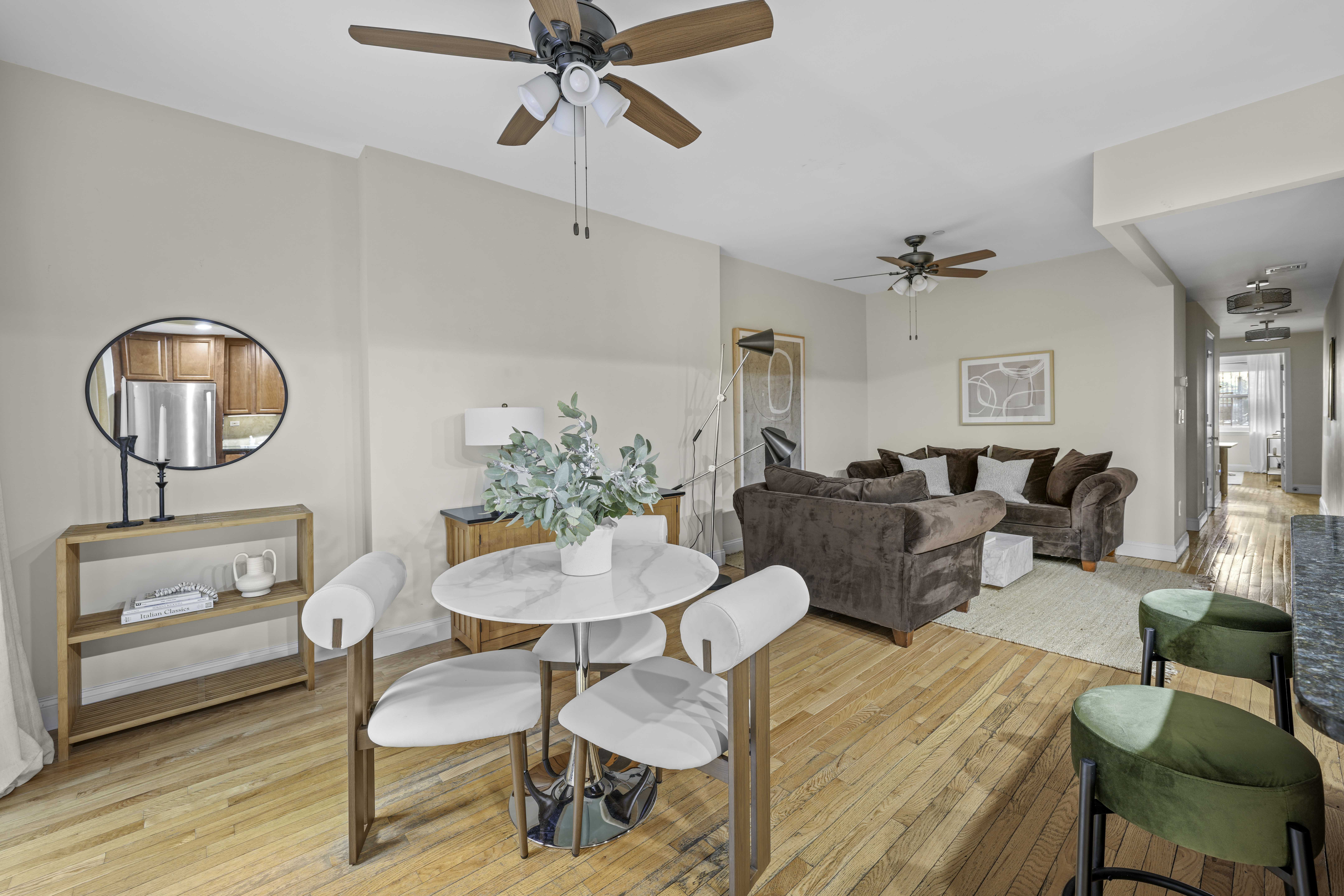 714 St Nicholas Avenue, Unit 1 Manhattan, NY 10031 - Photo 2 of 18 a living room with furniture