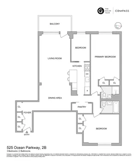 $895,000 | 525 Ocean Parkway, Unit 2B | Kensington