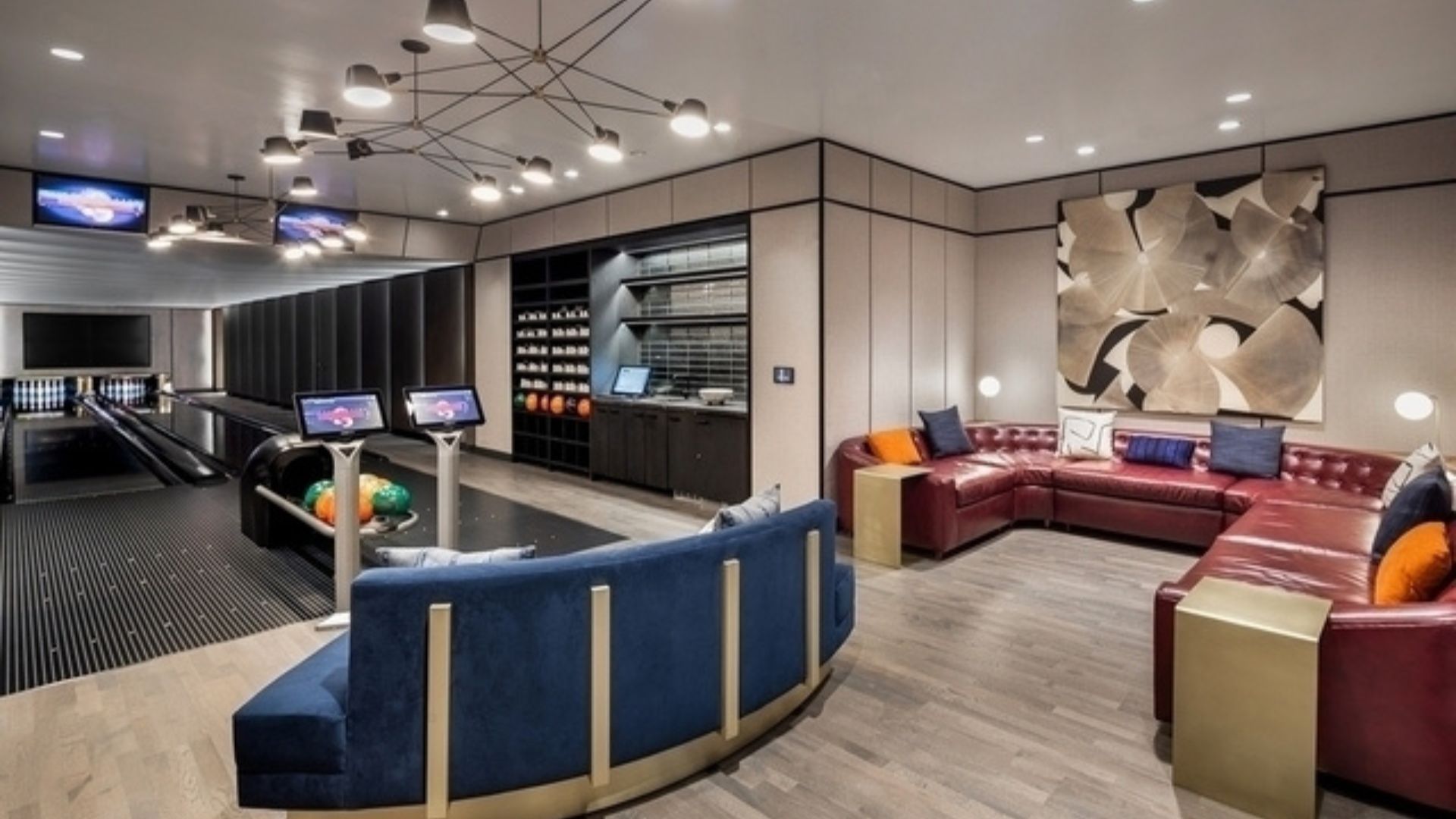 252 South Street, Unit 53E Manhattan, NY 10002 - Photo 11 of 17 a living room with furniture and a flat screen tv