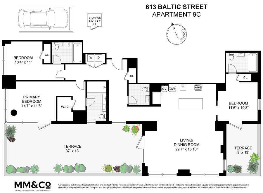 613 Baltic Street, Unit 9C Brooklyn, NY 11217 - Photo 18 of 18 Gallery Image 18