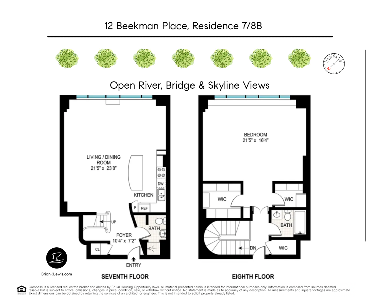 12 Beekman Place, Unit 7/8B Manhattan, NY 10022 - Photo 16 of 17 a picture of a park