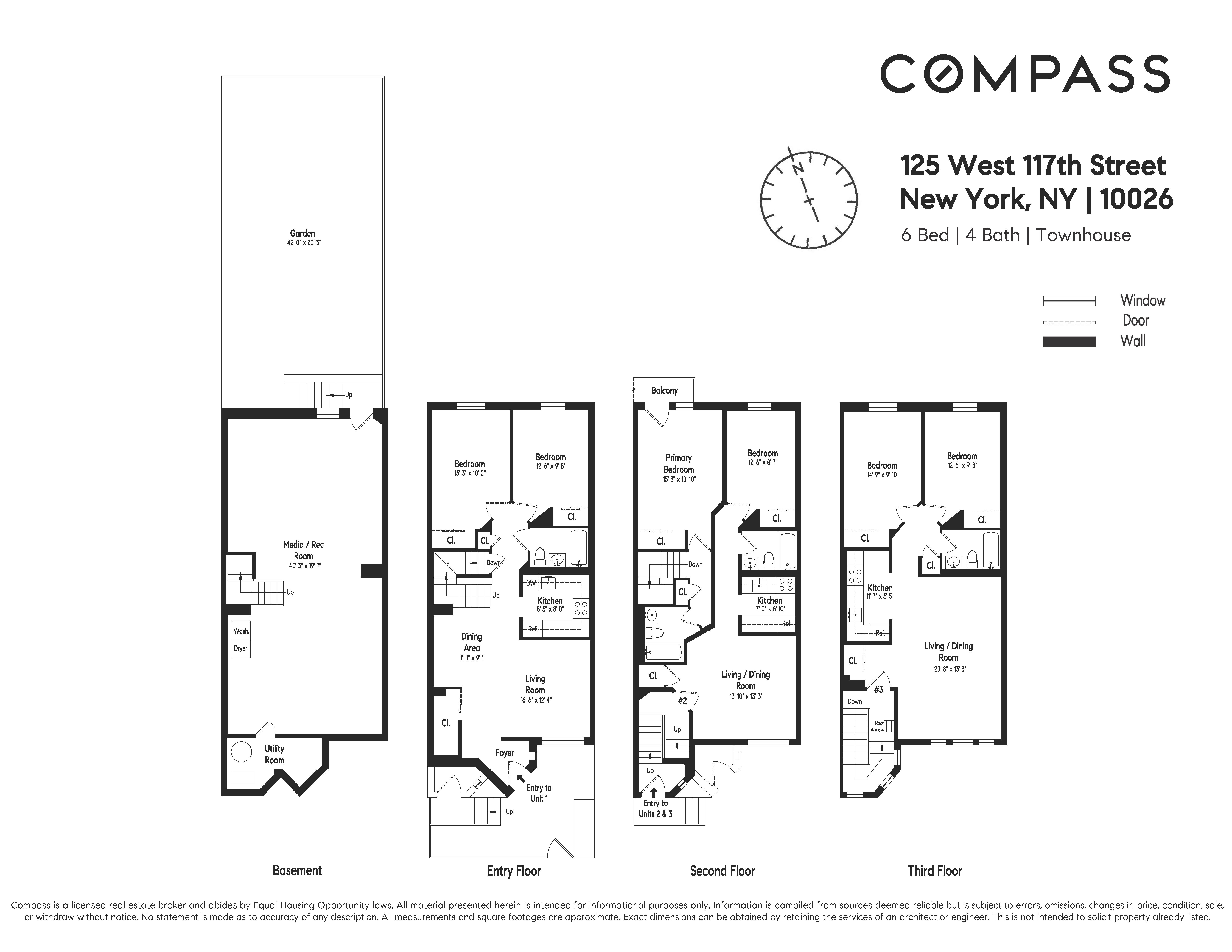 125 West 117th Street Manhattan, NY 10026 - Photo 23 of 23 a picture of a floor plan