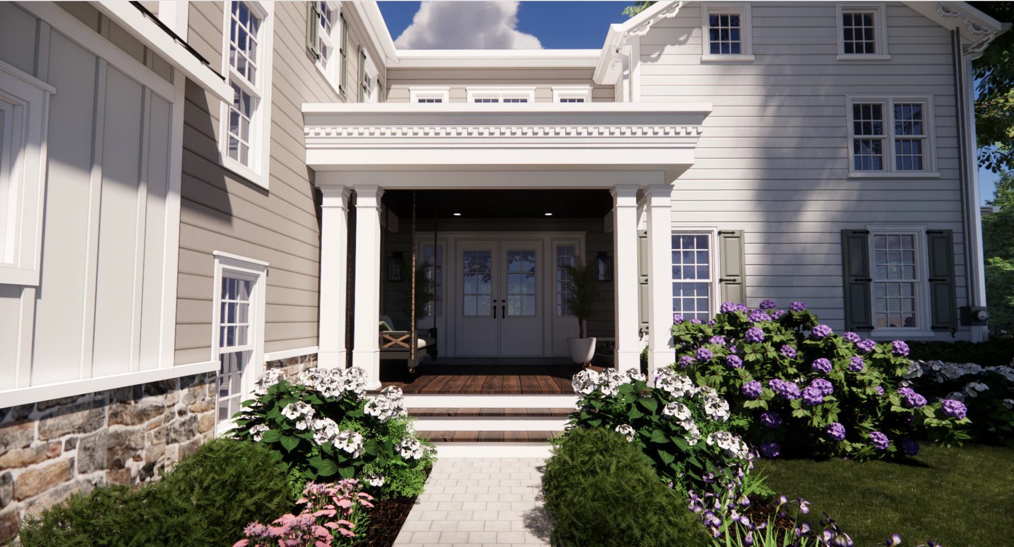 321 Lurgan Road New Hope, PA 18938 - Photo 16 of 30 a view of a house with the garden