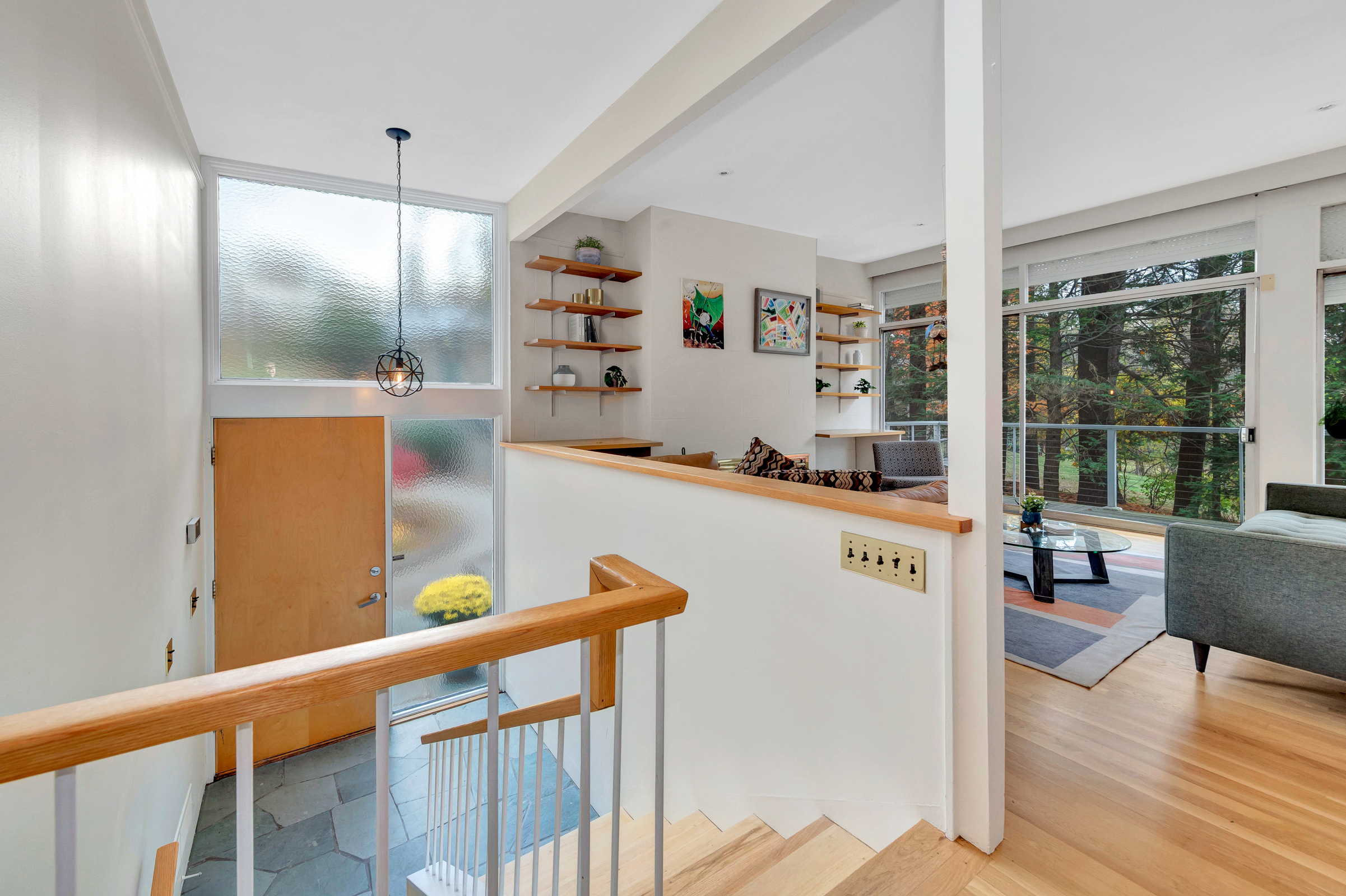 5 Field Road Lexington, MA 02421 - Photo 2 of 17 a kitchen with stainless steel appliances wooden floor and a large window