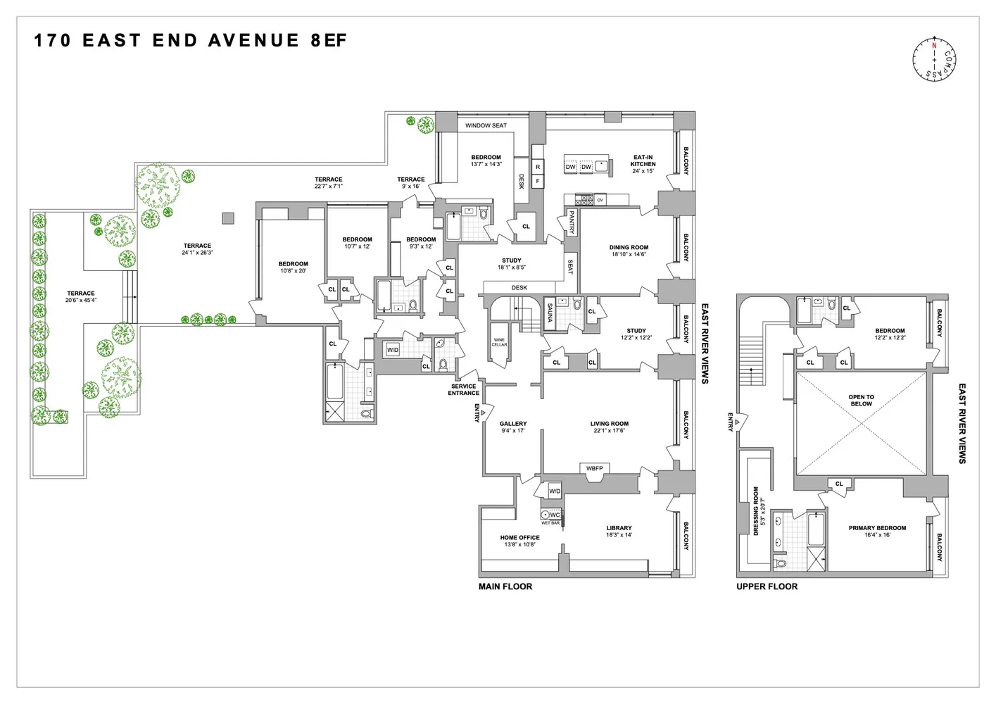 $45,000 | 170 East End Avenue, Unit 8EF | Upper East Side