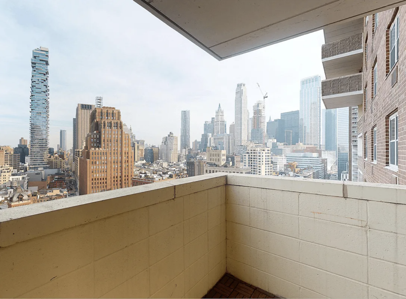 40 Harrison Street, Unit 24H Manhattan, NY 10013 - Photo 11 of 17 a view of a city from a balcony