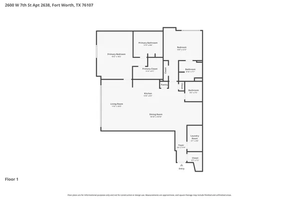 $595,000 | 2600 West 7th Street, Unit 2638, Fort Worth, TX 76107