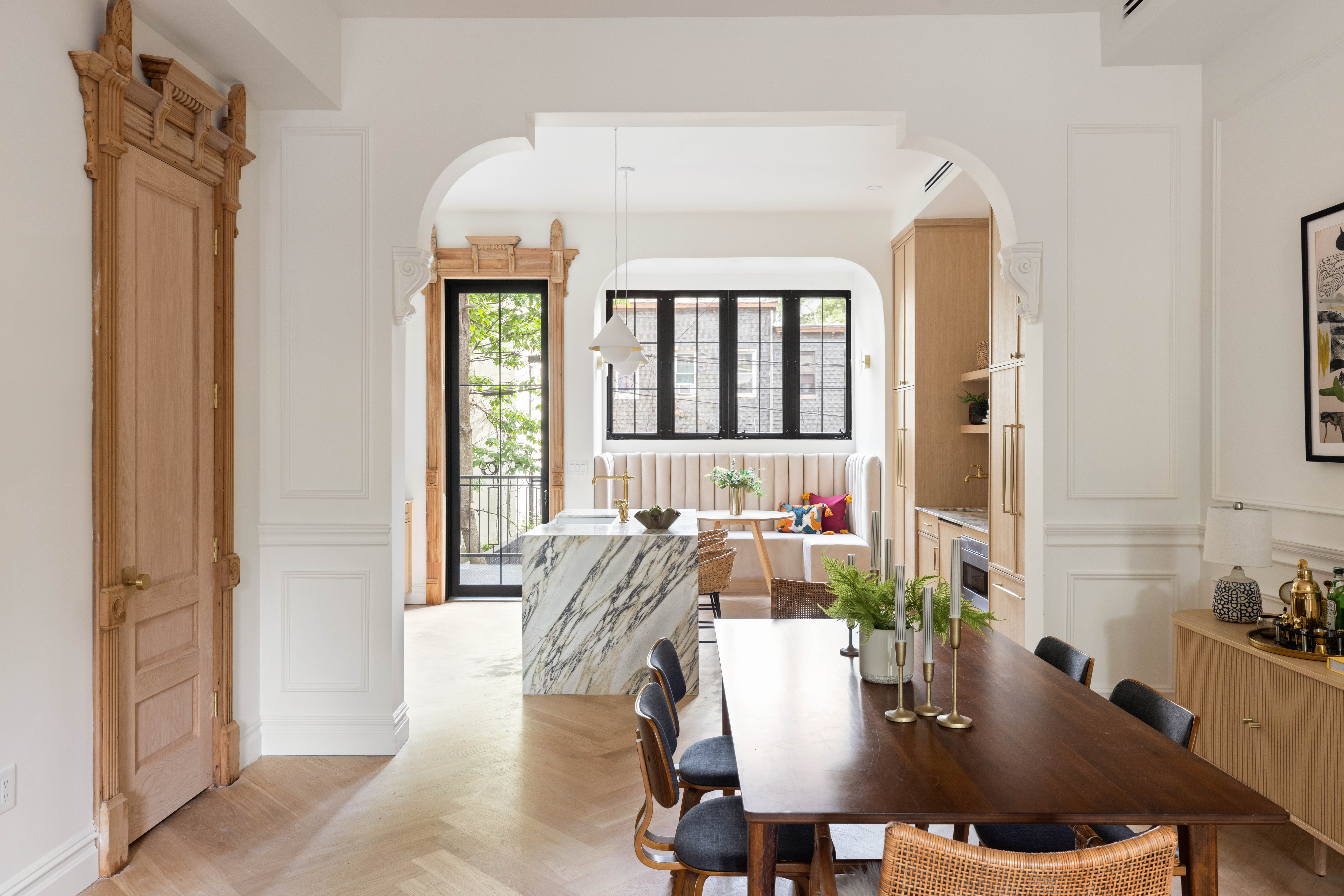 757 Putnam Avenue Brooklyn, NY 11221 - Photo 5 of 25 a view of a dining room with furniture and window