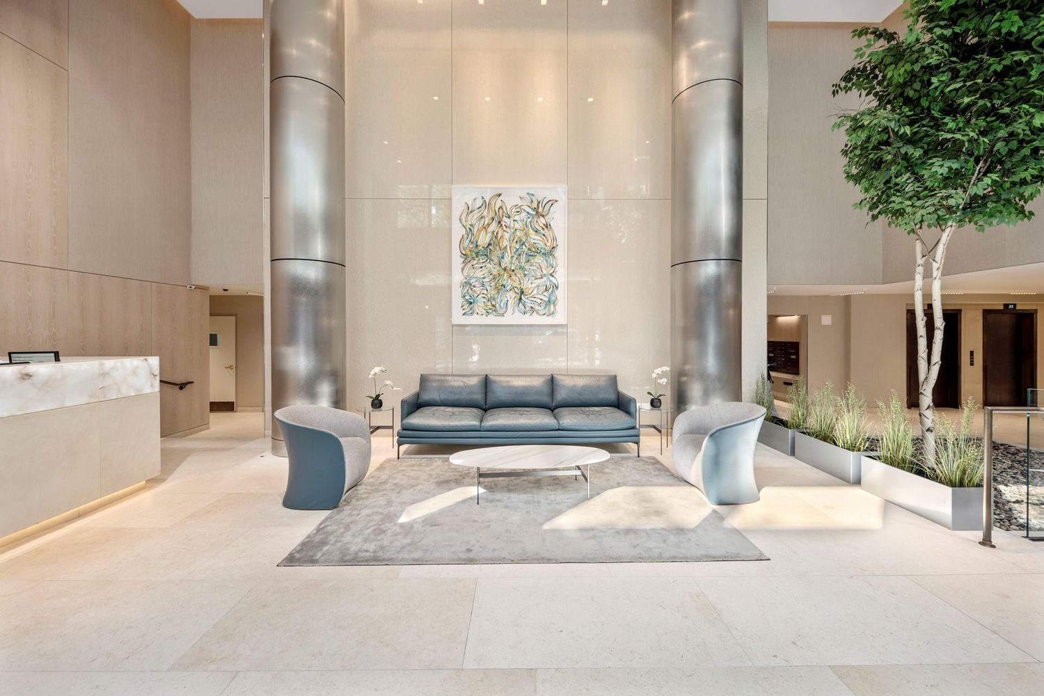 275 West 96th Street, Unit 12B Manhattan, NY 10025 - Photo 15 of 28 a living room with furniture and a large window