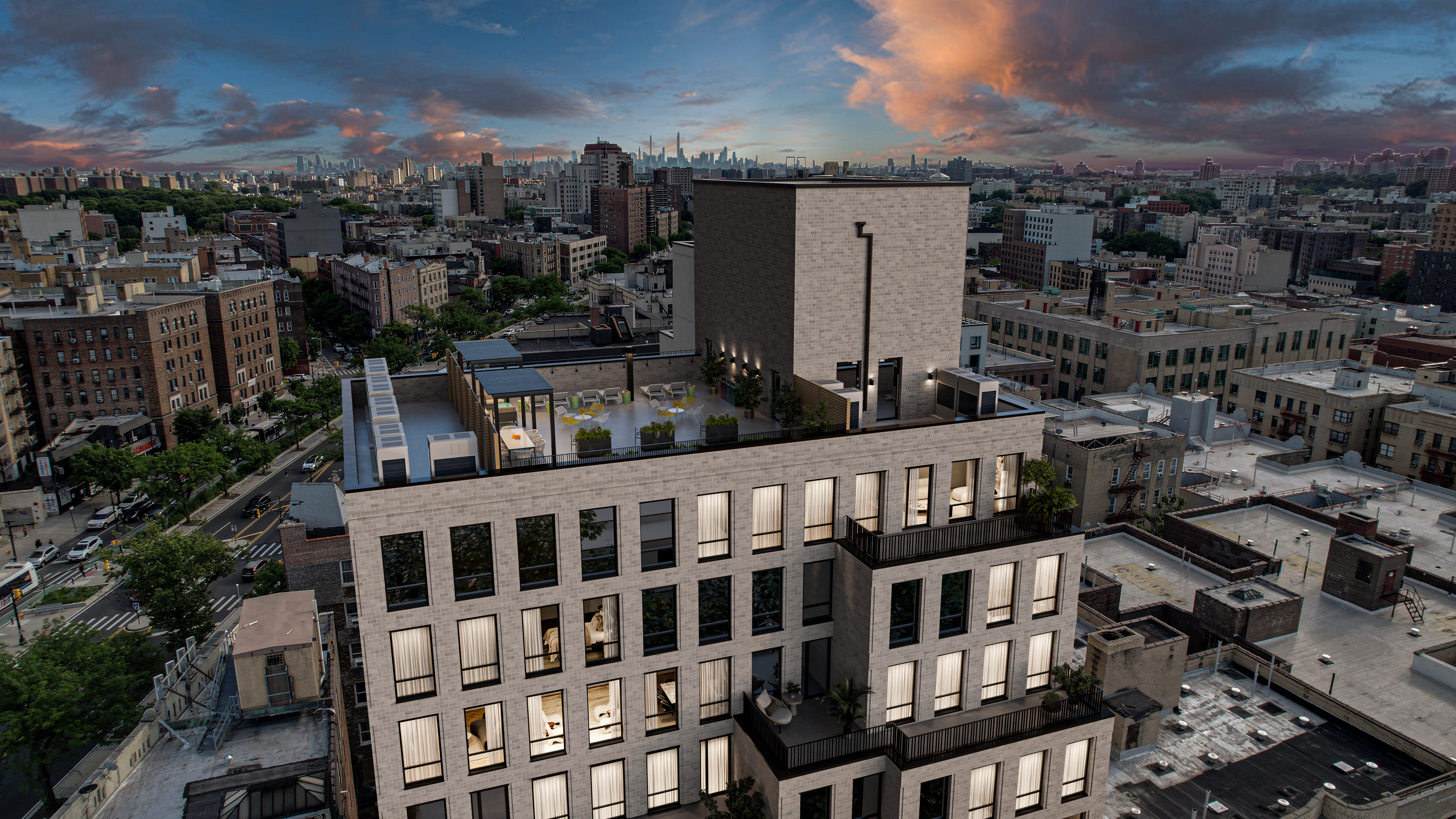 130 East 177th Street, Unit 11F Bronx, NY 10453 - Photo 9 of 18 a view of a buildings from a city