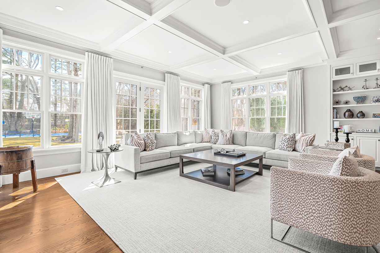 Country Way Needham, MA 02492 - Photo 5 of 27 a living room with furniture and large windows