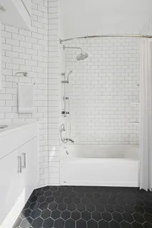 a view of a pathway along a building