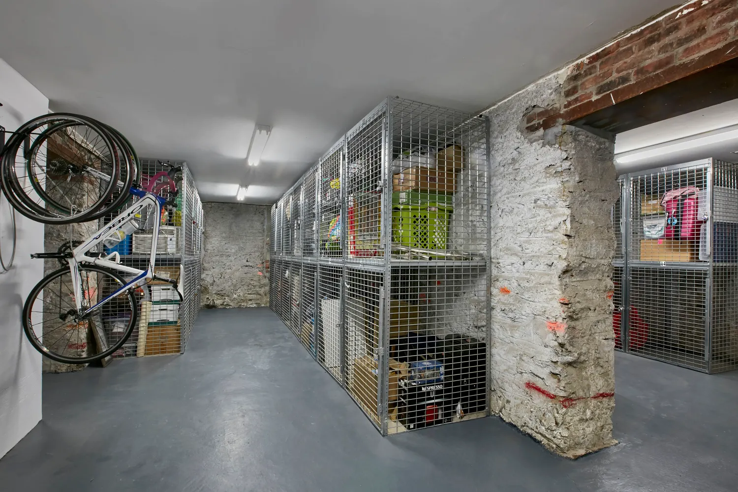 a view of a storage & utility room