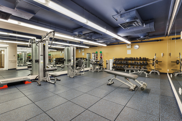 306 Gold Street, Unit 20F Brooklyn, NY 11201 - Photo 19 of 21 a view of a room with gym equipment